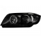BMW E90/E91 (05-08) priekšējie lukturi, CCFL eņģeļ acis, melni